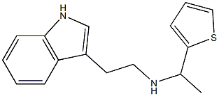 [2-(1H-indol-3-yl)ethyl][1-(thiophen-2-yl)ethyl]amine Structure