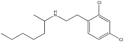 [2-(2,4-dichlorophenyl)ethyl](heptan-2-yl)amine 구조식 이미지