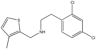 [2-(2,4-dichlorophenyl)ethyl][(3-methylthiophen-2-yl)methyl]amine Structure