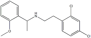 [2-(2,4-dichlorophenyl)ethyl][1-(2-methoxyphenyl)ethyl]amine 구조식 이미지