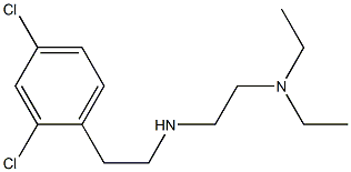 [2-(2,4-dichlorophenyl)ethyl][2-(diethylamino)ethyl]amine Structure