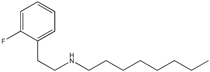 [2-(2-fluorophenyl)ethyl](octyl)amine Structure