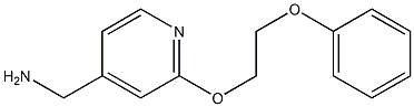 [2-(2-phenoxyethoxy)pyridin-4-yl]methanamine Structure