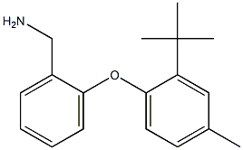 [2-(2-tert-butyl-4-methylphenoxy)phenyl]methanamine Structure