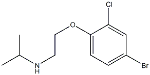 [2-(4-bromo-2-chlorophenoxy)ethyl](propan-2-yl)amine 구조식 이미지