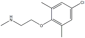[2-(4-chloro-2,6-dimethylphenoxy)ethyl](methyl)amine Structure