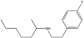 [2-(4-fluorophenyl)ethyl](heptan-2-yl)amine 구조식 이미지