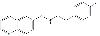 [2-(4-fluorophenyl)ethyl](quinolin-6-ylmethyl)amine 구조식 이미지