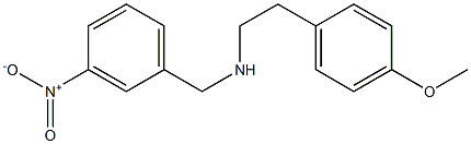 [2-(4-methoxyphenyl)ethyl][(3-nitrophenyl)methyl]amine 구조식 이미지