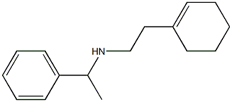 [2-(cyclohex-1-en-1-yl)ethyl](1-phenylethyl)amine Structure