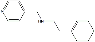 [2-(cyclohex-1-en-1-yl)ethyl](pyridin-4-ylmethyl)amine Structure
