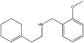 [2-(cyclohex-1-en-1-yl)ethyl][(2-methoxyphenyl)methyl]amine Structure