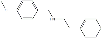 [2-(cyclohex-1-en-1-yl)ethyl][(4-methoxyphenyl)methyl]amine Structure