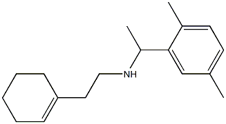 [2-(cyclohex-1-en-1-yl)ethyl][1-(2,5-dimethylphenyl)ethyl]amine 구조식 이미지