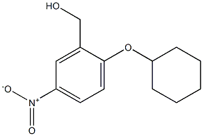 [2-(cyclohexyloxy)-5-nitrophenyl]methanol Structure