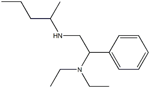 [2-(diethylamino)-2-phenylethyl](pentan-2-yl)amine Structure