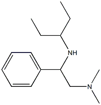 [2-(dimethylamino)-1-phenylethyl](pentan-3-yl)amine 구조식 이미지