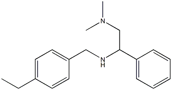 [2-(dimethylamino)-1-phenylethyl][(4-ethylphenyl)methyl]amine 구조식 이미지