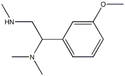 [2-(dimethylamino)-2-(3-methoxyphenyl)ethyl](methyl)amine 구조식 이미지