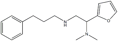 [2-(dimethylamino)-2-(furan-2-yl)ethyl](3-phenylpropyl)amine 구조식 이미지