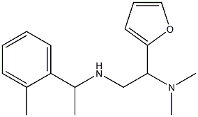 [2-(dimethylamino)-2-(furan-2-yl)ethyl][1-(2-methylphenyl)ethyl]amine Structure