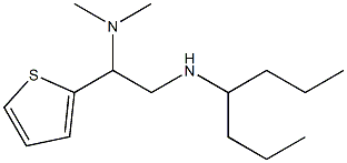 [2-(dimethylamino)-2-(thiophen-2-yl)ethyl](heptan-4-yl)amine 구조식 이미지