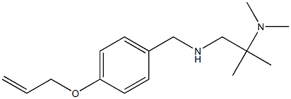 [2-(dimethylamino)-2-methylpropyl]({[4-(prop-2-en-1-yloxy)phenyl]methyl})amine 구조식 이미지