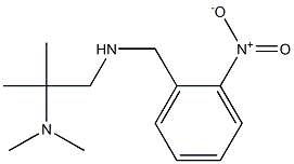 [2-(dimethylamino)-2-methylpropyl][(2-nitrophenyl)methyl]amine 구조식 이미지