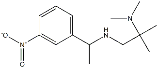 [2-(dimethylamino)-2-methylpropyl][1-(3-nitrophenyl)ethyl]amine Structure
