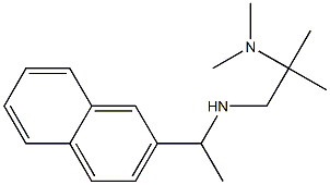 [2-(dimethylamino)-2-methylpropyl][1-(naphthalen-2-yl)ethyl]amine Structure