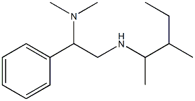 [2-(dimethylamino)-2-phenylethyl](3-methylpentan-2-yl)amine Structure