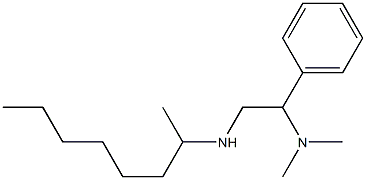 [2-(dimethylamino)-2-phenylethyl](octan-2-yl)amine Structure