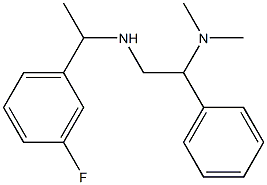 [2-(dimethylamino)-2-phenylethyl][1-(3-fluorophenyl)ethyl]amine Structure