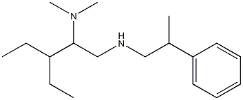 [2-(dimethylamino)-3-ethylpentyl](2-phenylpropyl)amine Structure