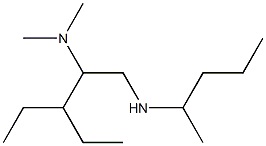 [2-(dimethylamino)-3-ethylpentyl](pentan-2-yl)amine Structure