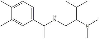 [2-(dimethylamino)-3-methylbutyl][1-(3,4-dimethylphenyl)ethyl]amine Structure