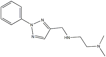 [2-(dimethylamino)ethyl][(2-phenyl-2H-1,2,3-triazol-4-yl)methyl]amine 구조식 이미지