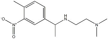 [2-(dimethylamino)ethyl][1-(4-methyl-3-nitrophenyl)ethyl]amine 구조식 이미지