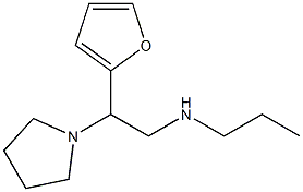 [2-(furan-2-yl)-2-(pyrrolidin-1-yl)ethyl](propyl)amine Structure