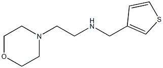 [2-(morpholin-4-yl)ethyl](thiophen-3-ylmethyl)amine 구조식 이미지