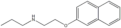 [2-(naphthalen-2-yloxy)ethyl](propyl)amine 구조식 이미지