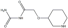 [2-(piperidin-3-yloxy)acetyl]urea 구조식 이미지