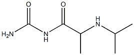 [2-(propan-2-ylamino)propanoyl]urea 구조식 이미지