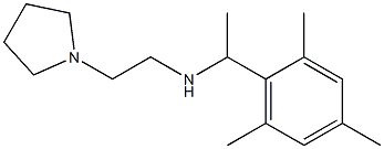 [2-(pyrrolidin-1-yl)ethyl][1-(2,4,6-trimethylphenyl)ethyl]amine Structure