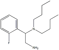 [2-amino-1-(2-fluorophenyl)ethyl]dibutylamine Structure