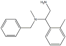 [2-amino-1-(2-methylphenyl)ethyl](benzyl)methylamine Structure