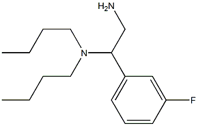 [2-amino-1-(3-fluorophenyl)ethyl]dibutylamine 구조식 이미지