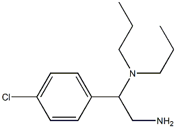 [2-amino-1-(4-chlorophenyl)ethyl]dipropylamine Structure