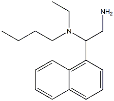 [2-amino-1-(naphthalen-1-yl)ethyl](butyl)ethylamine 구조식 이미지