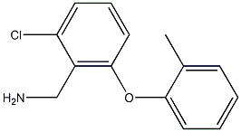 [2-chloro-6-(2-methylphenoxy)phenyl]methanamine 구조식 이미지